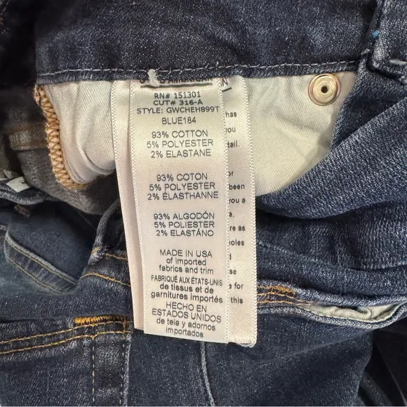 Good American | High Rise Skinny Good waste Eye hook Jeans Size 0/24 women’s
