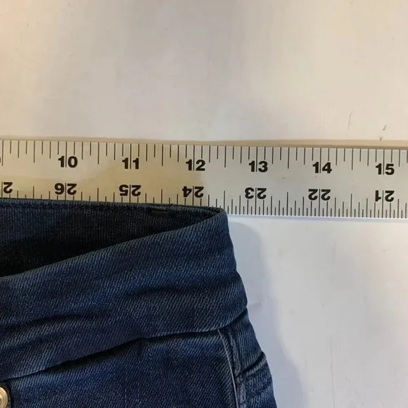 Good American Women's Good Legs Raw Edge Skinny Jeans In Blue783 Size 2 NWT