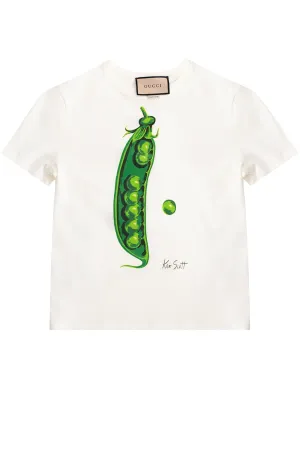 Gucci x Ken Scott Pea Print T-Shirt