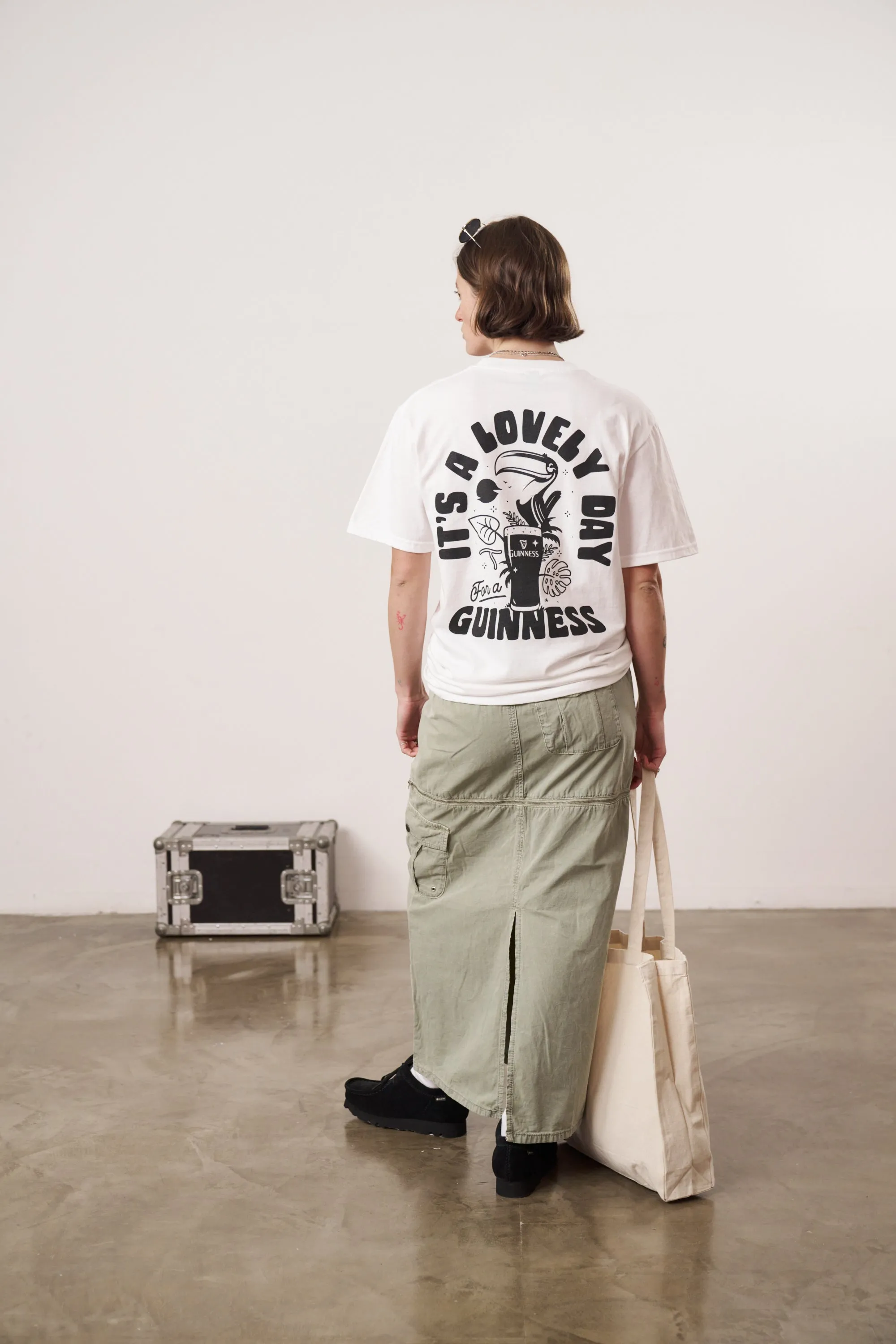 Guinness x UN:IK 'Jungle' Tee & Print Bundle - White