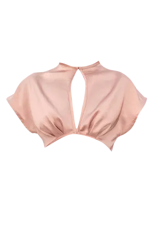 Hami Silky Crop Top | Pink