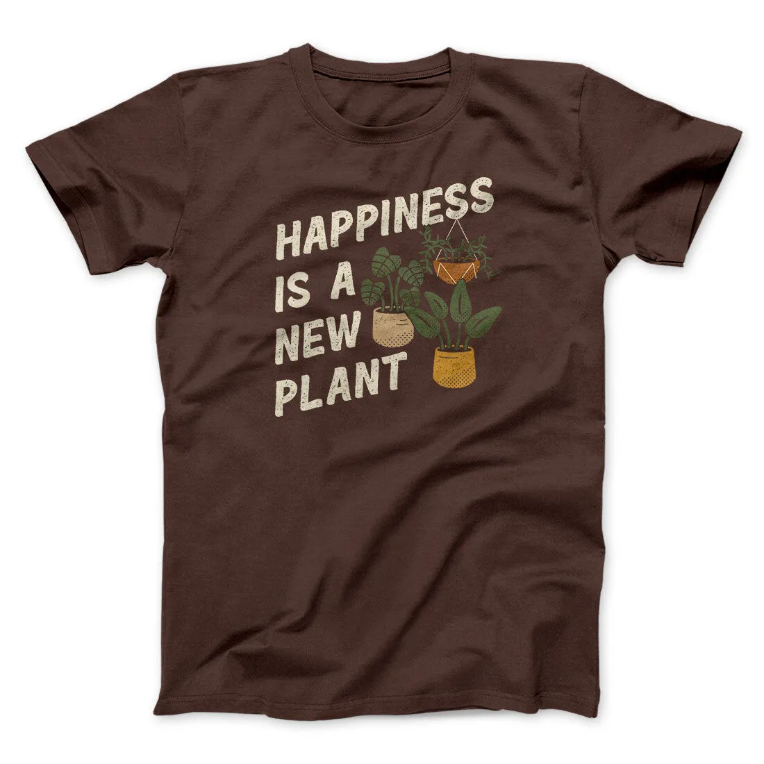 Happiness Is A New Plant Men/Unisex T-Shirt