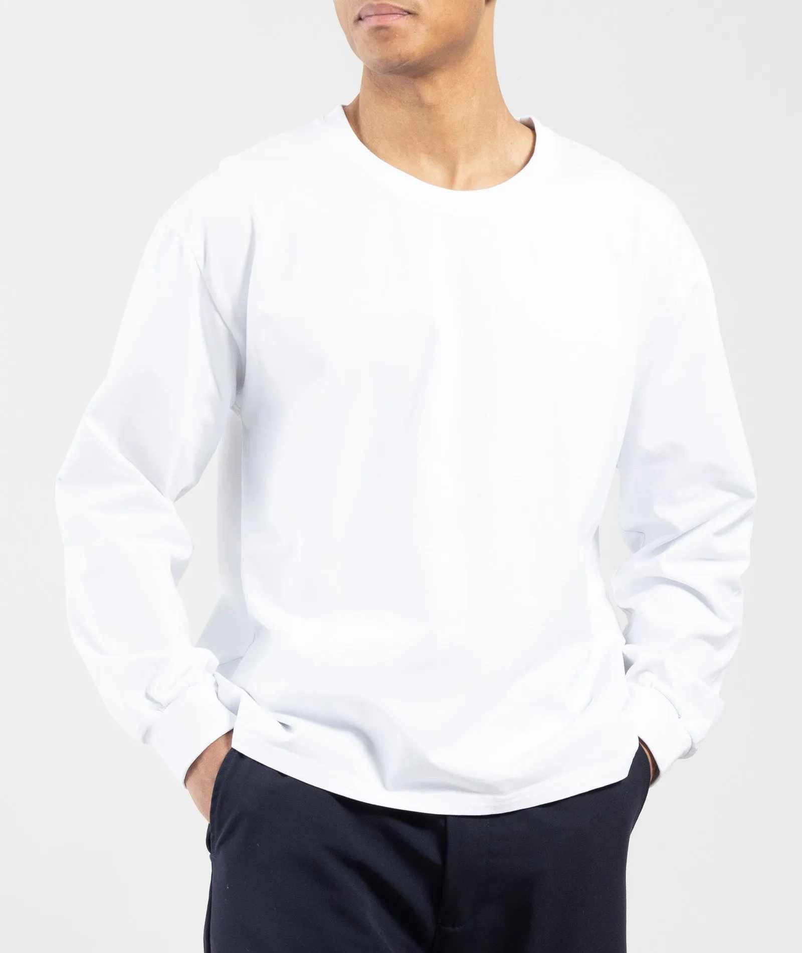 Heavy L/S Tee - White