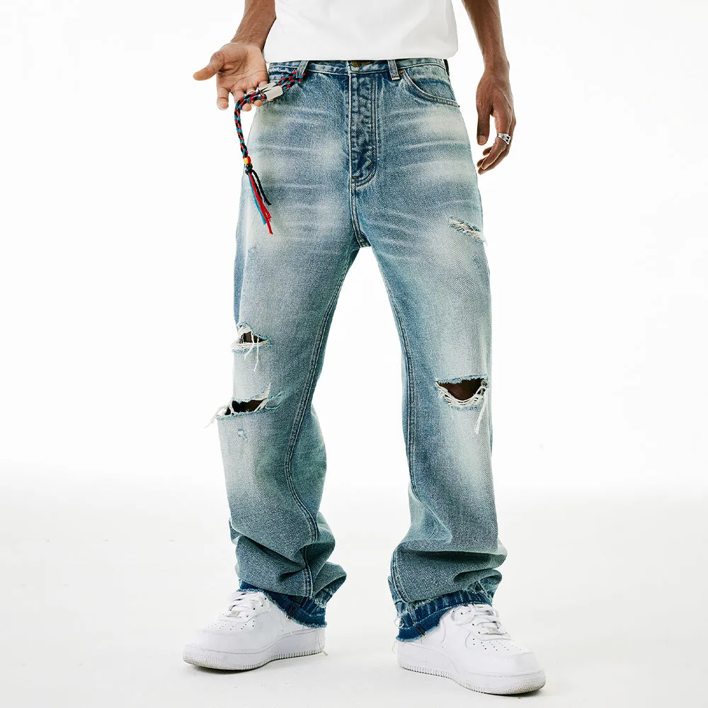 High Street M Ripped Jeans