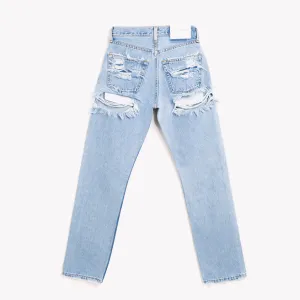 High Waisted Butt Ripped Vintage Jeans