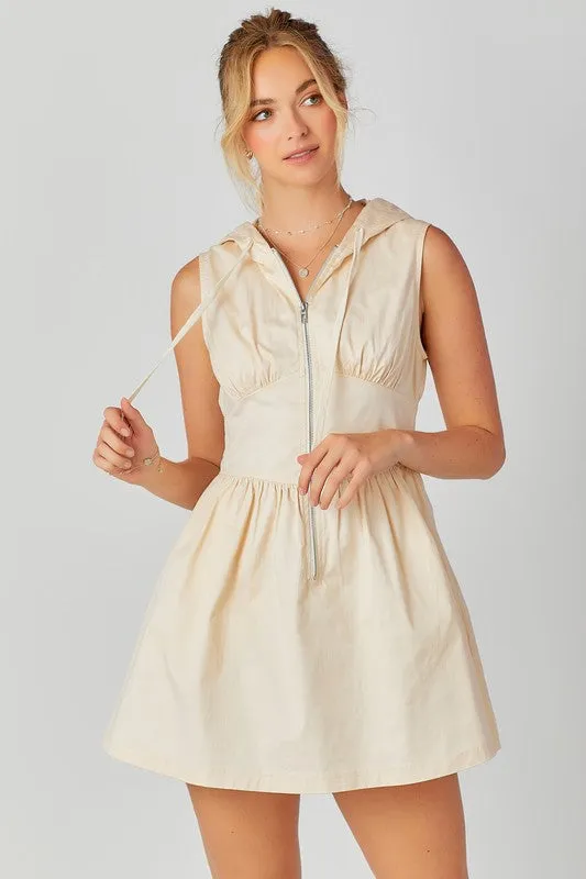 Hooded Mini Dress