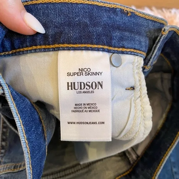 Hudson Nico Super Skinny jeans 26 NWT WM4245DDA