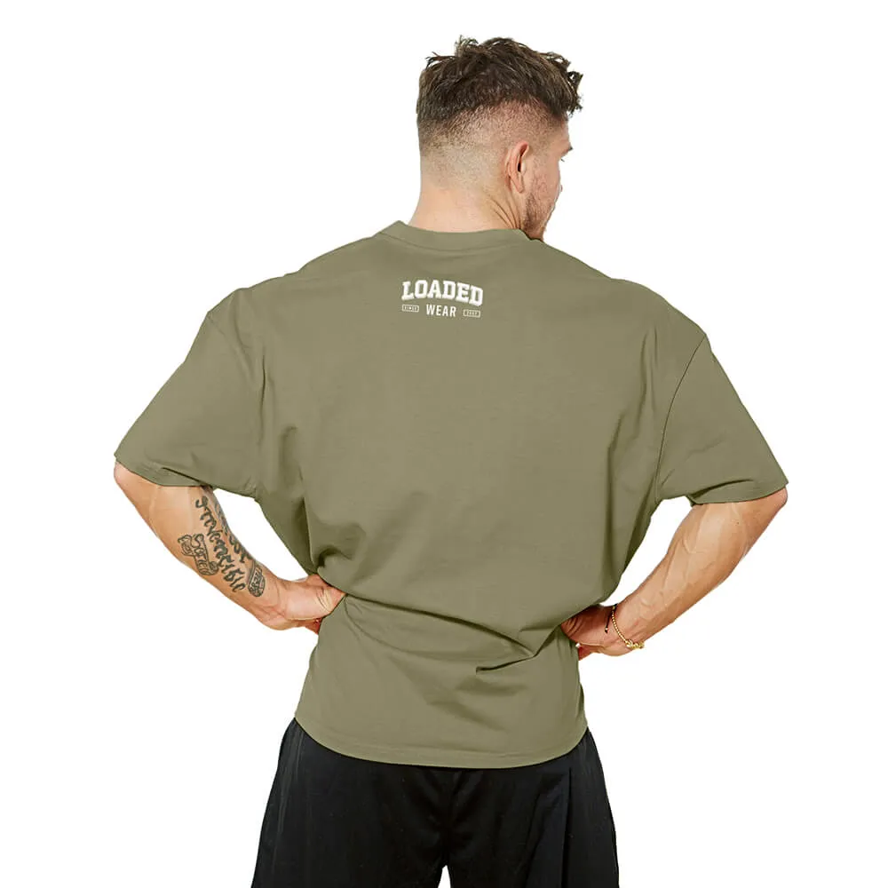 I Have A Sixpack Oversize Tee - Washed Green