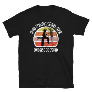 I'd Rather Be Fishing T-Shirt | Vintage Sunset