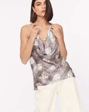 Jackie Cami in Patchwork Paisley