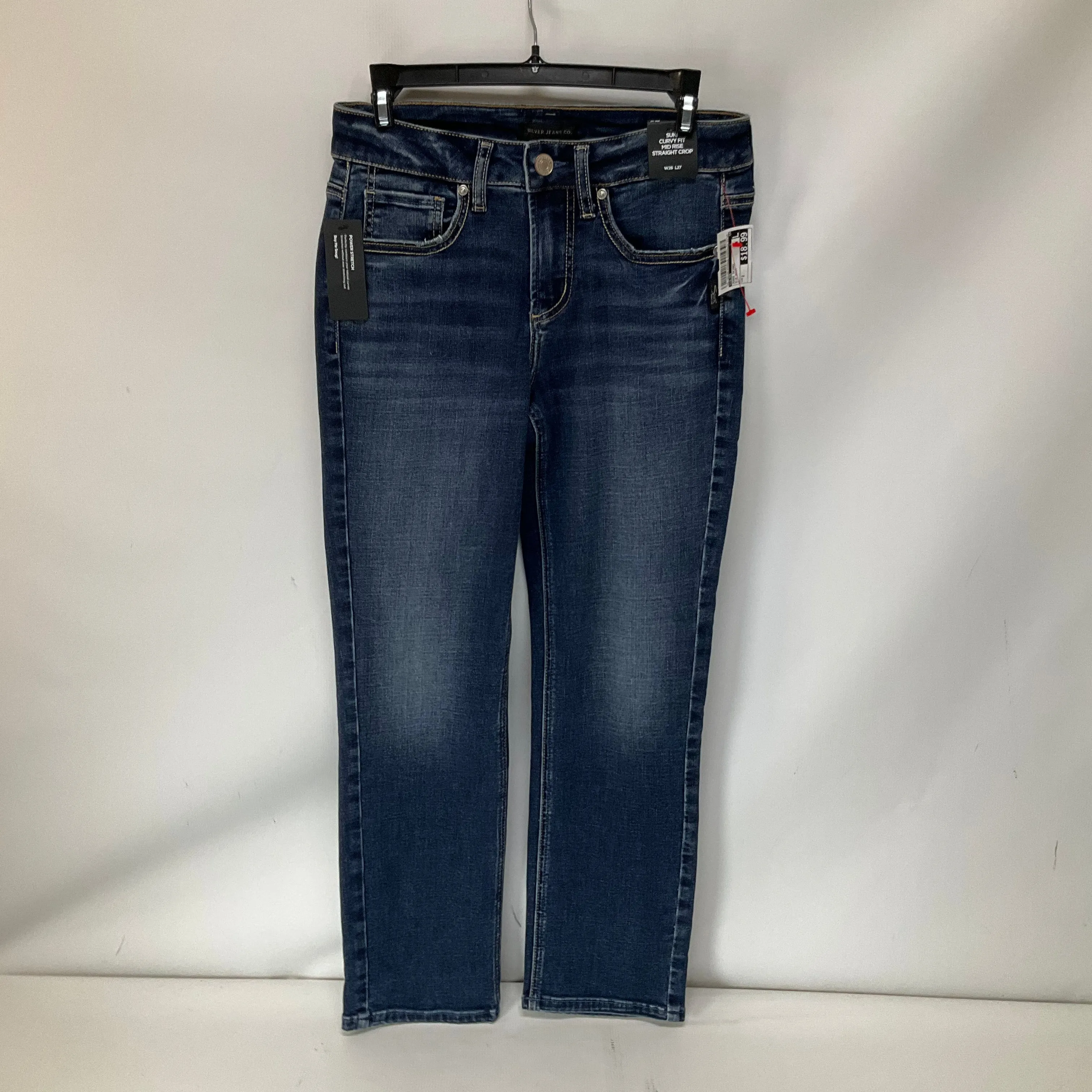 Jeans Skinny By Silver In Blue Denim, Size: 2