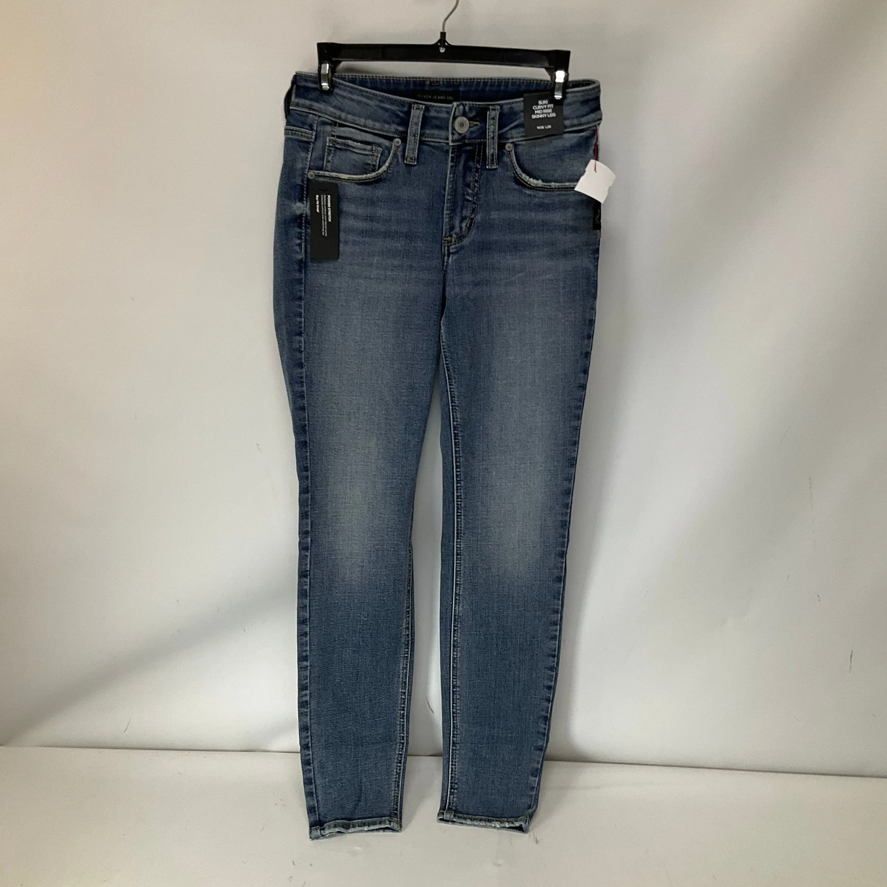 Jeans Skinny By Silver In Blue Denim, Size: 2