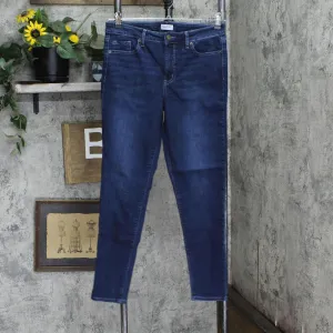 Jessica Simpson Womens Washed Skinny Jeans 1654010 Dark Blue 8