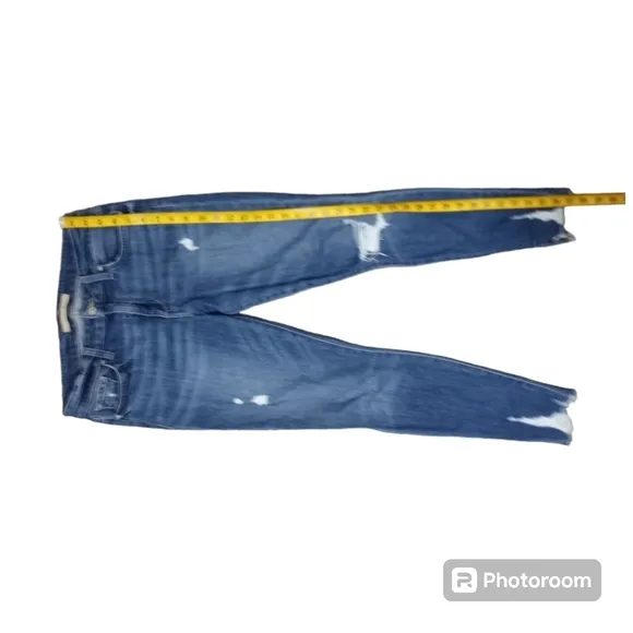 Joe's Jeans Ripped Distressed Skinny Fit Ankle Shark Bite Hem  S…