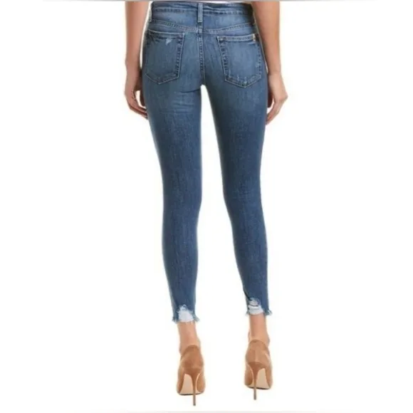 Joe's Jeans Ripped Distressed Skinny Fit Ankle Shark Bite Hem  S…