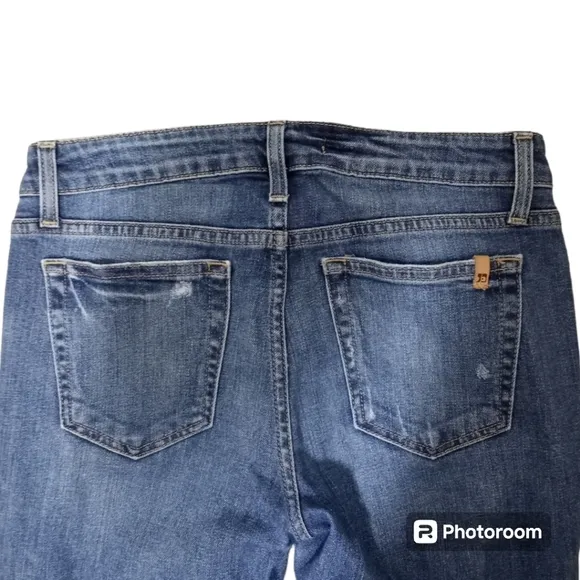 Joe's Jeans Ripped Distressed Skinny Fit Ankle Shark Bite Hem  S…