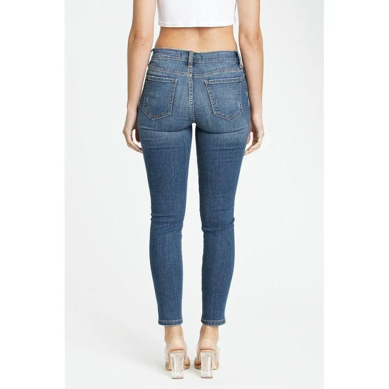 Jude mid rise skinny ankle in Suspect DK