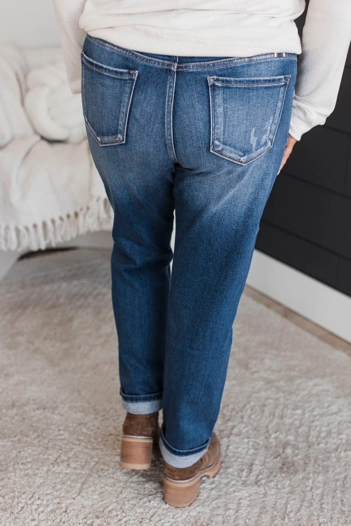 KanCan Skinny Straight Jeans- Posey Wash