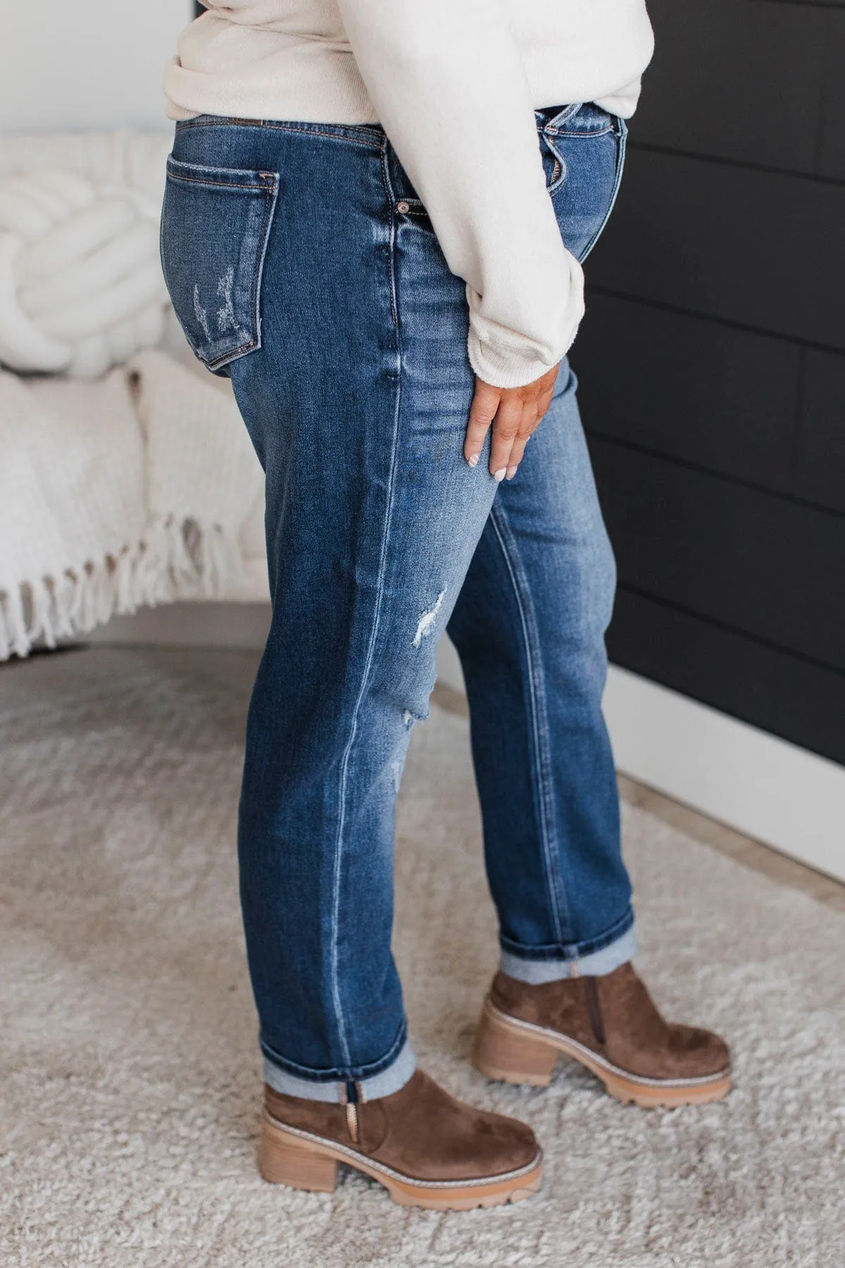 KanCan Skinny Straight Jeans- Posey Wash