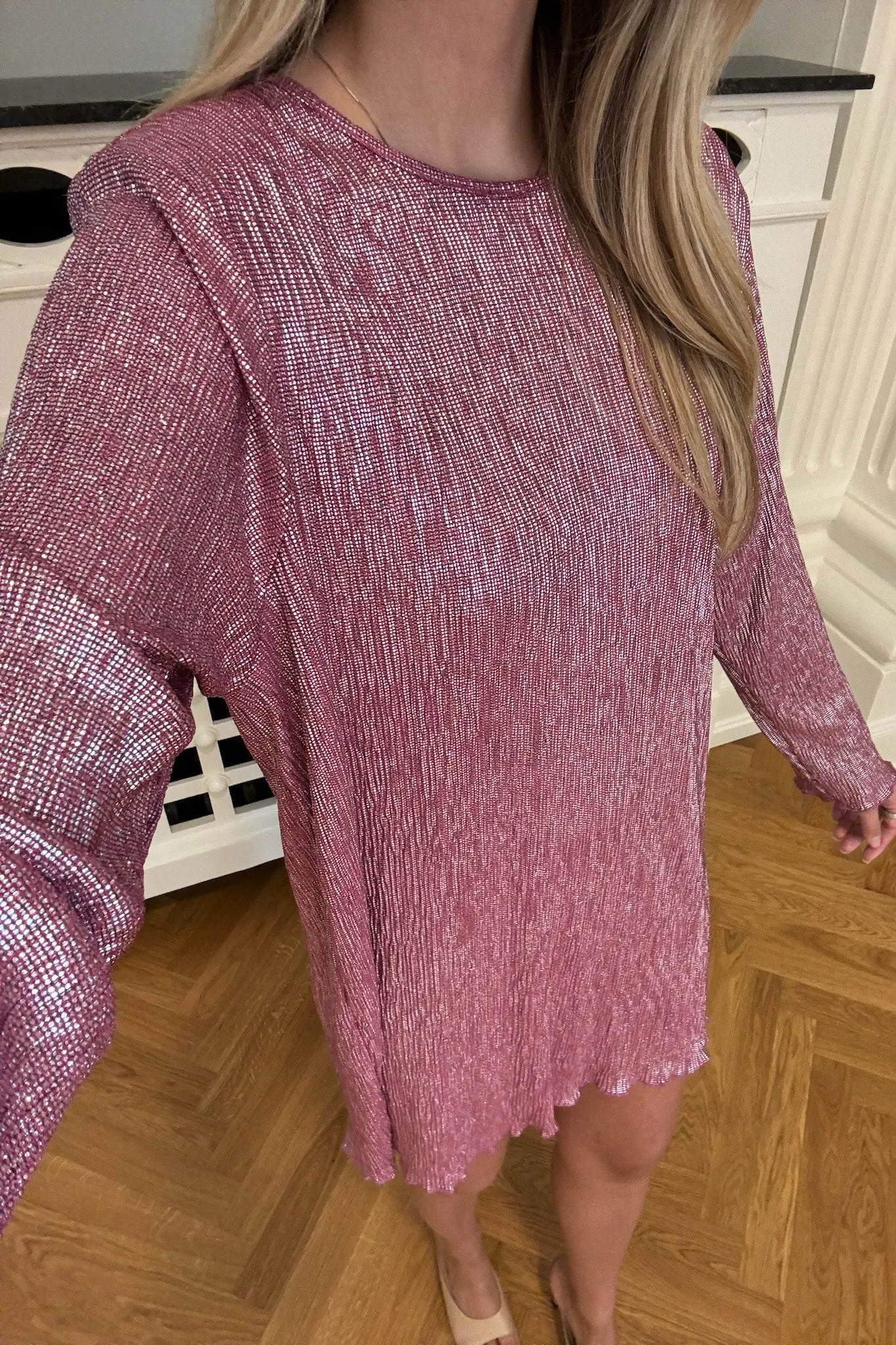 KellyIC Kjole - Pink Glitter