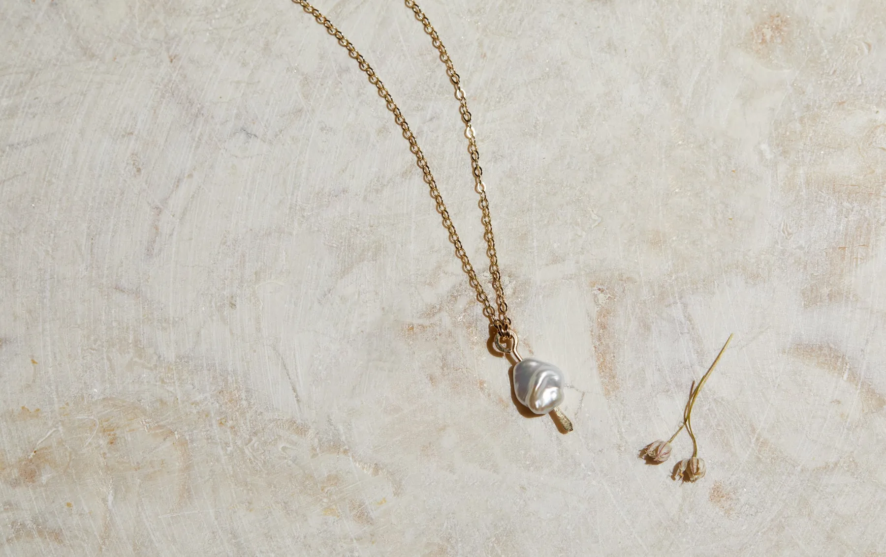Keshi Pearl Necklace
