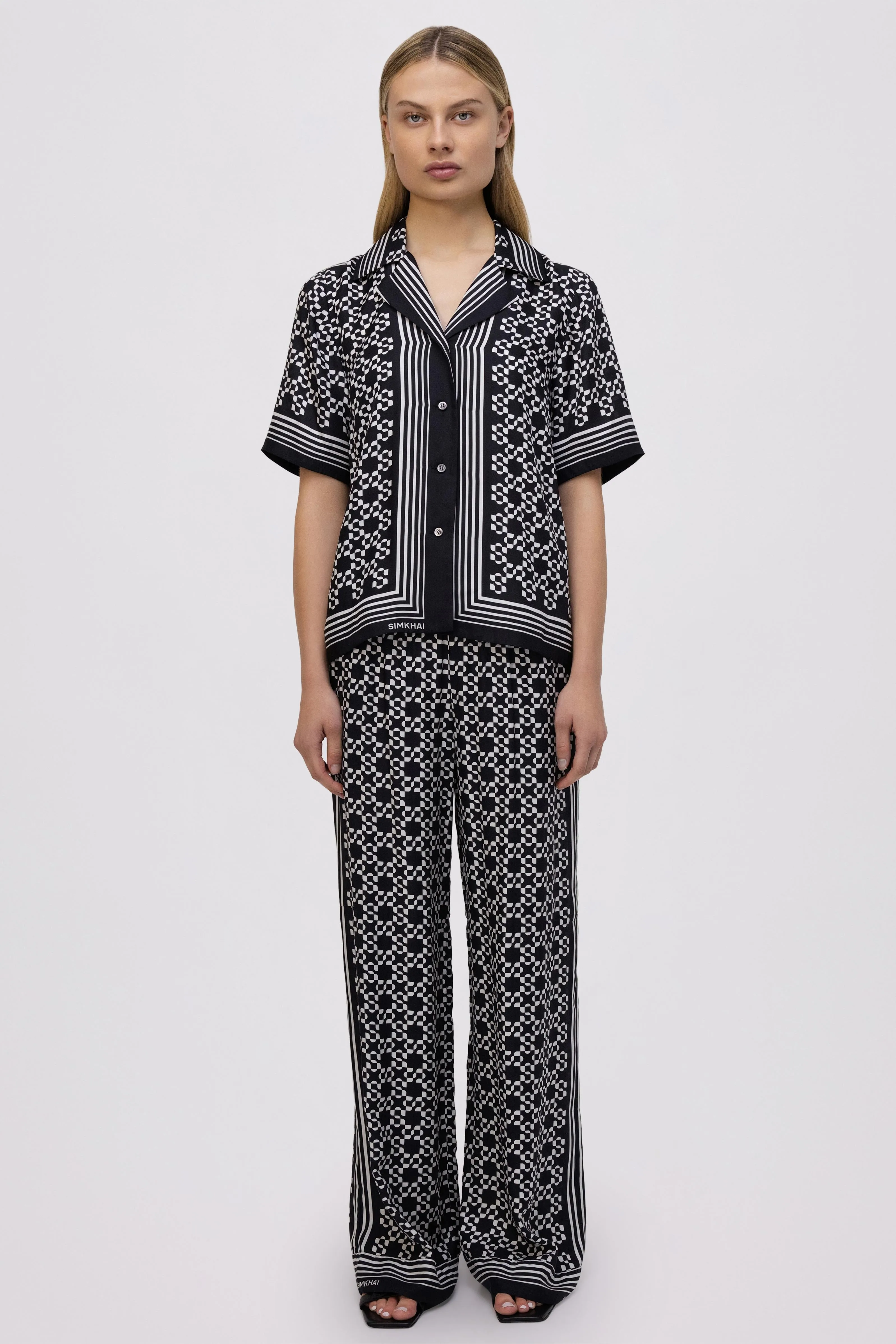 Koda Button Down Shirt in Black