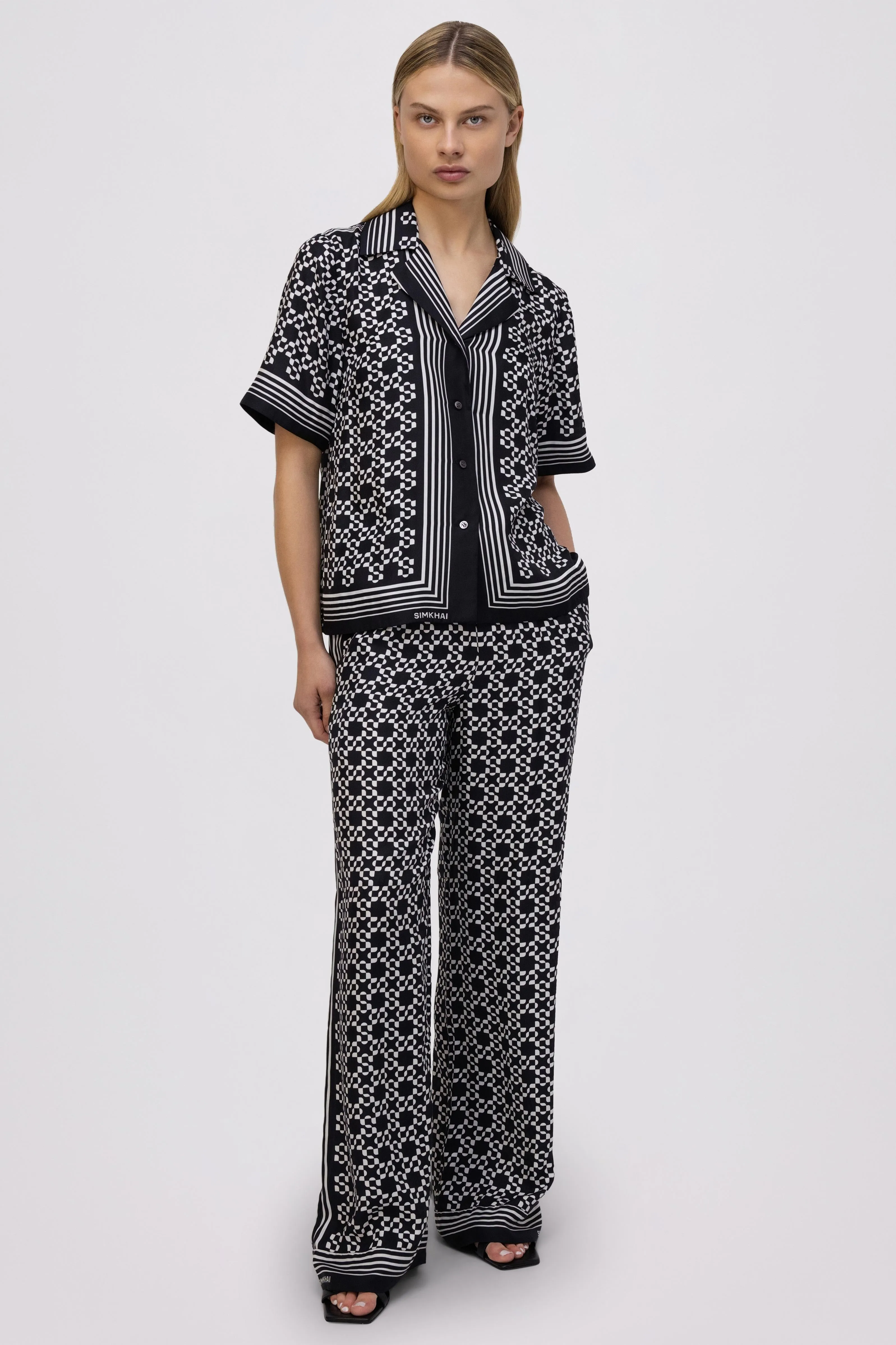 Koda Button Down Shirt in Black