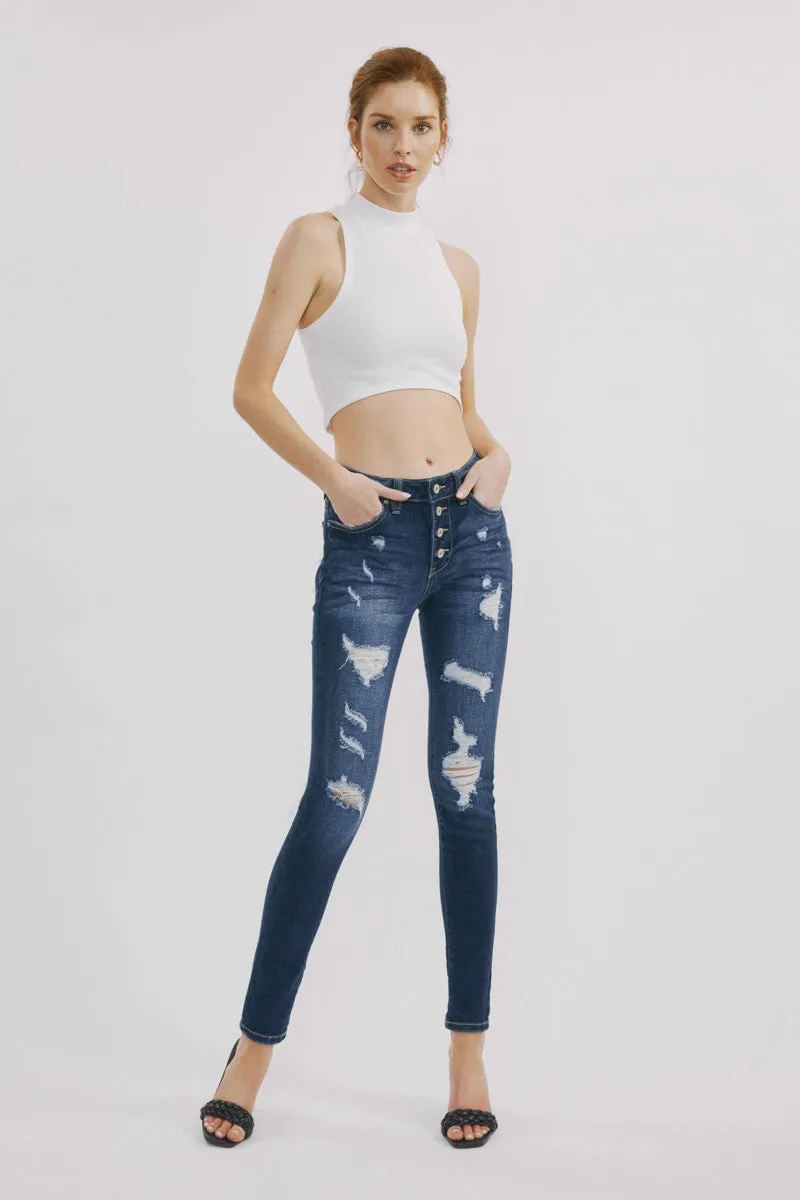 Lacey High Rise Super Skinny Jeans