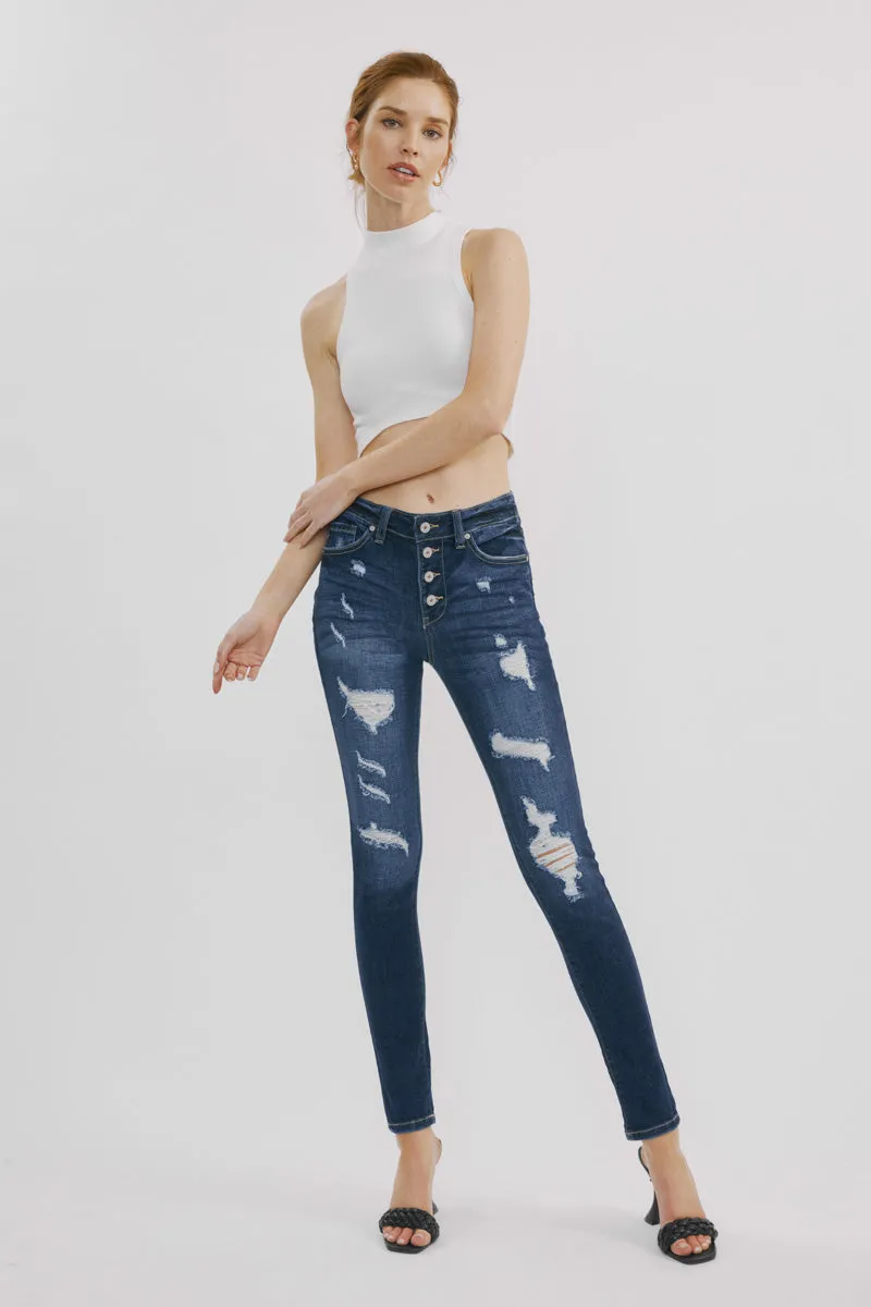 Lacey High Rise Super Skinny Jeans