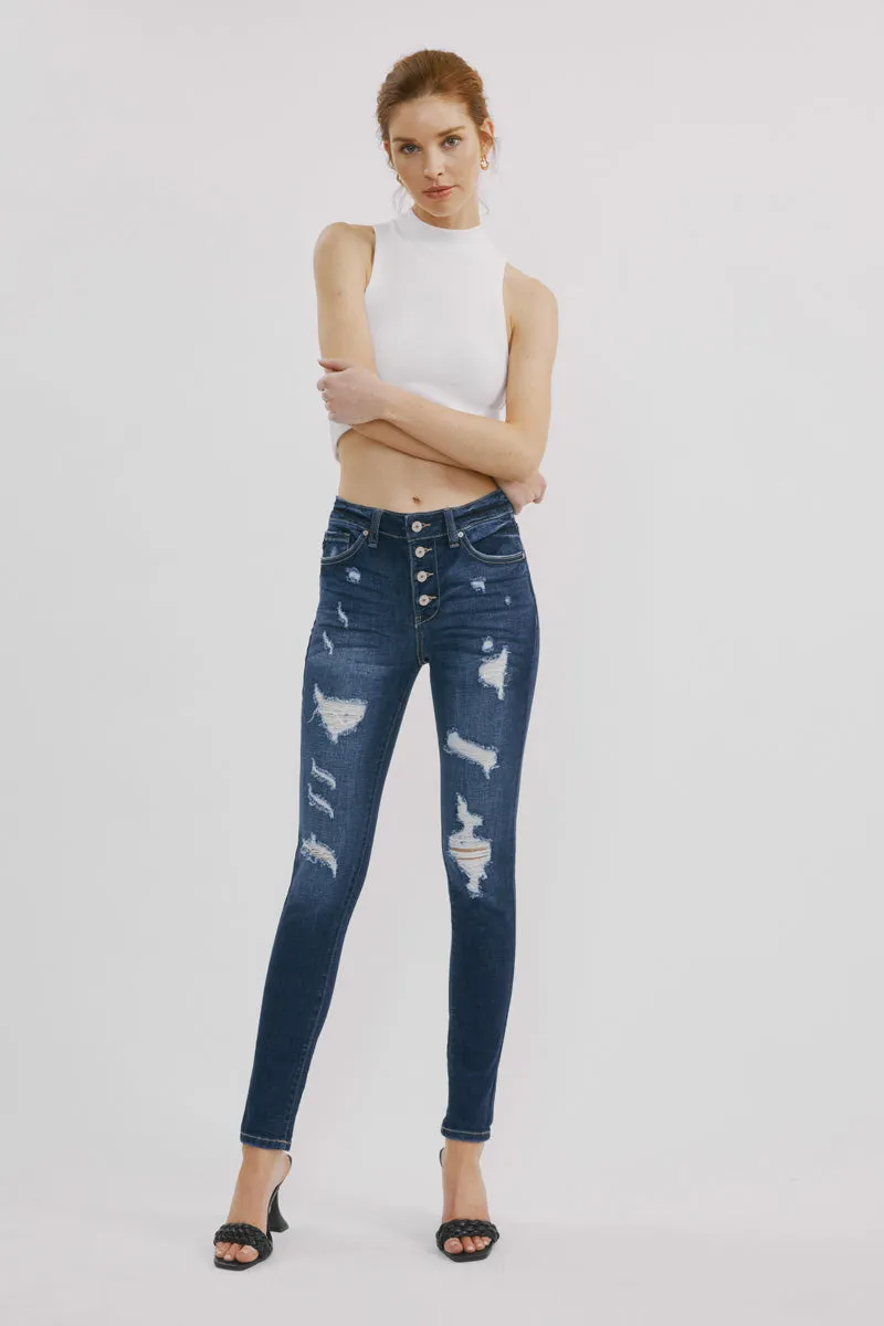 Lacey High Rise Super Skinny Jeans