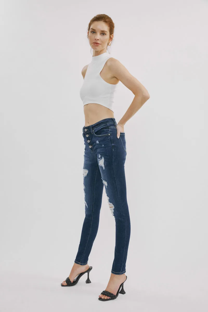 Lacey High Rise Super Skinny Jeans