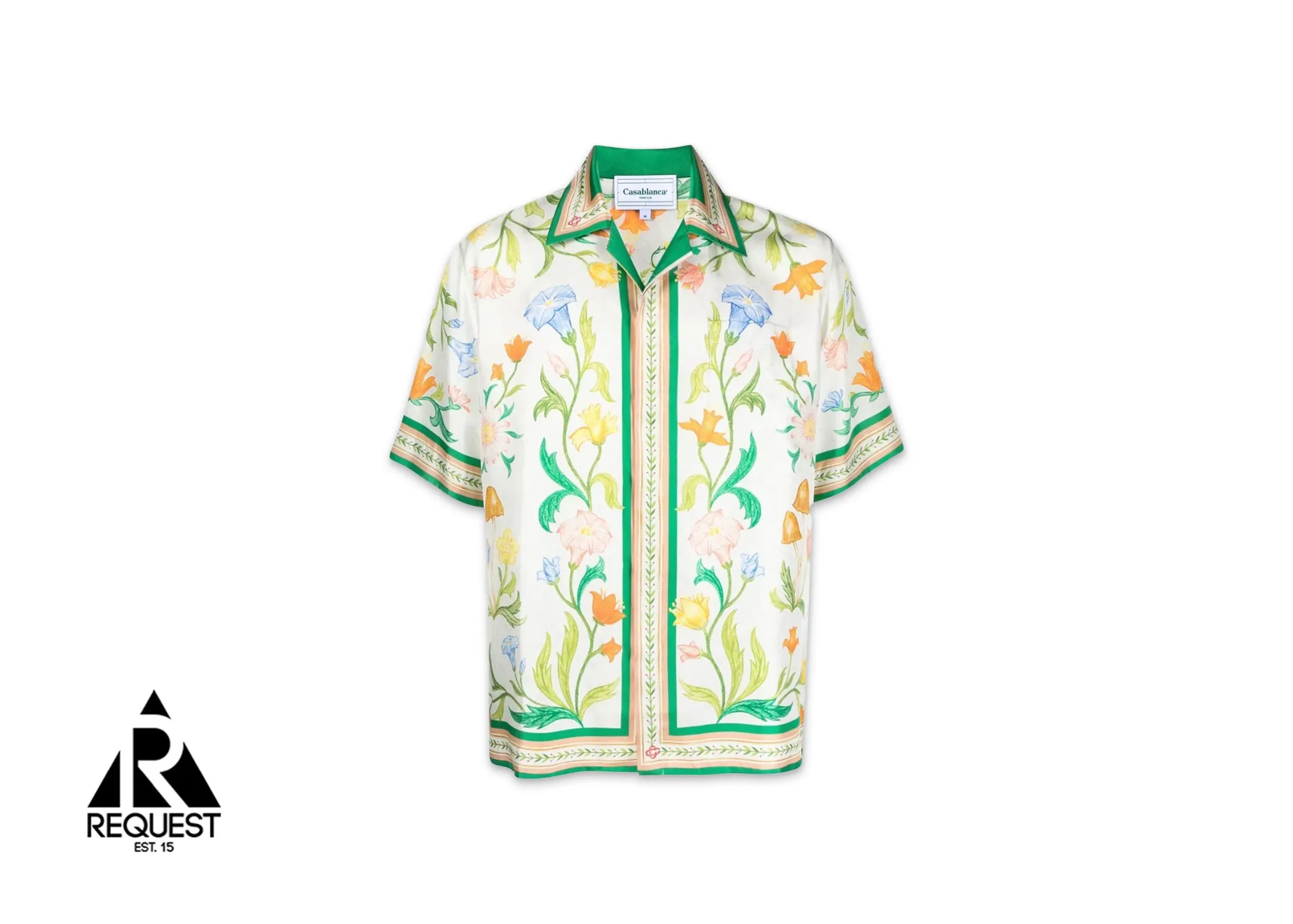 L’Arche Fleure Printed Silk Shirt "Multi"