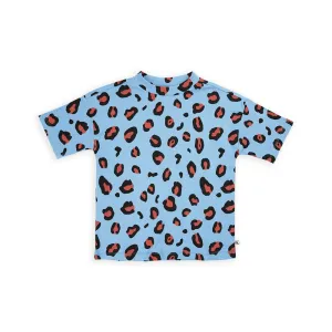 Leopard Print Oversized Rib Short Sleeve Shirt - 1 Left Size 12-14 years