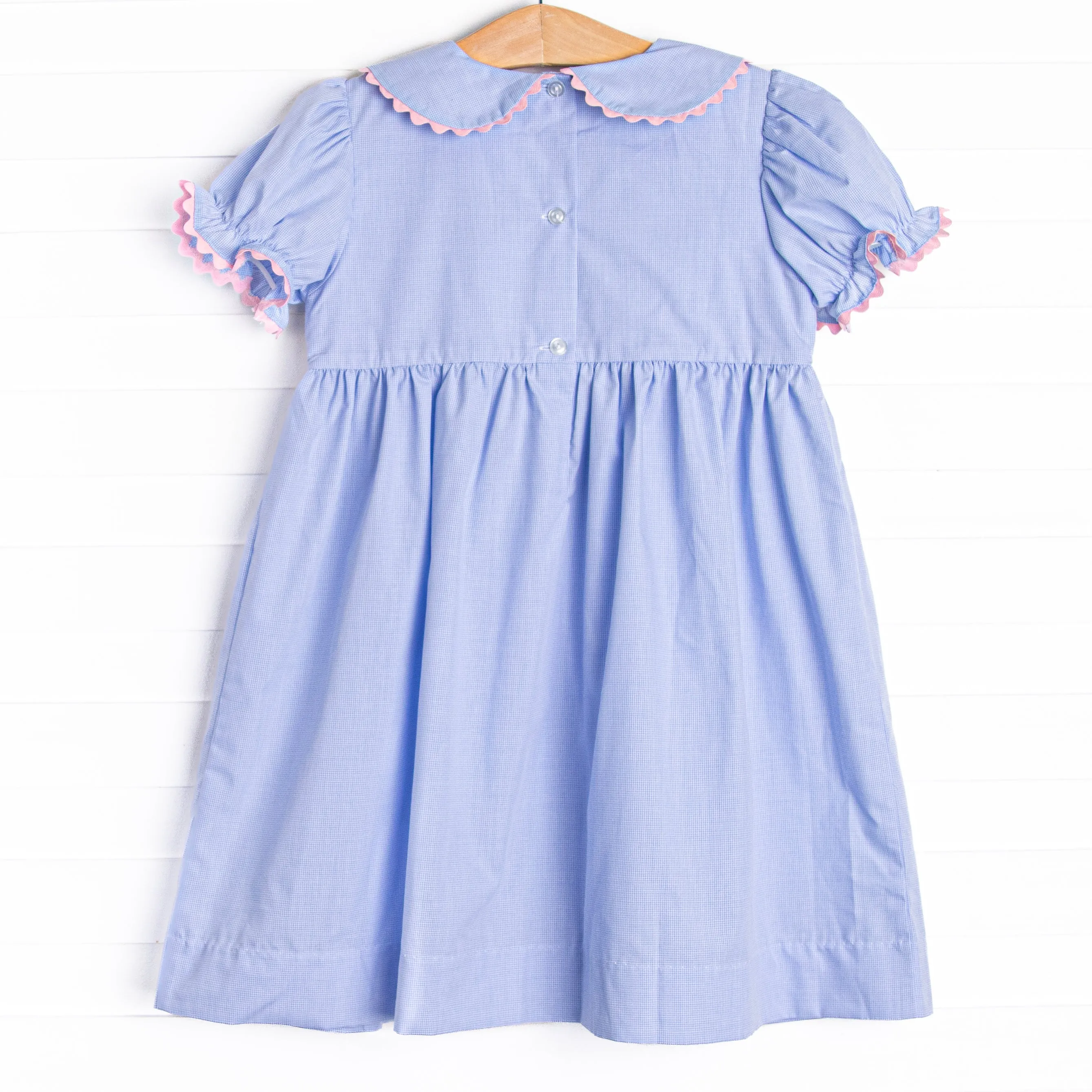 Let's Celebrate Smocked Dress, Blue