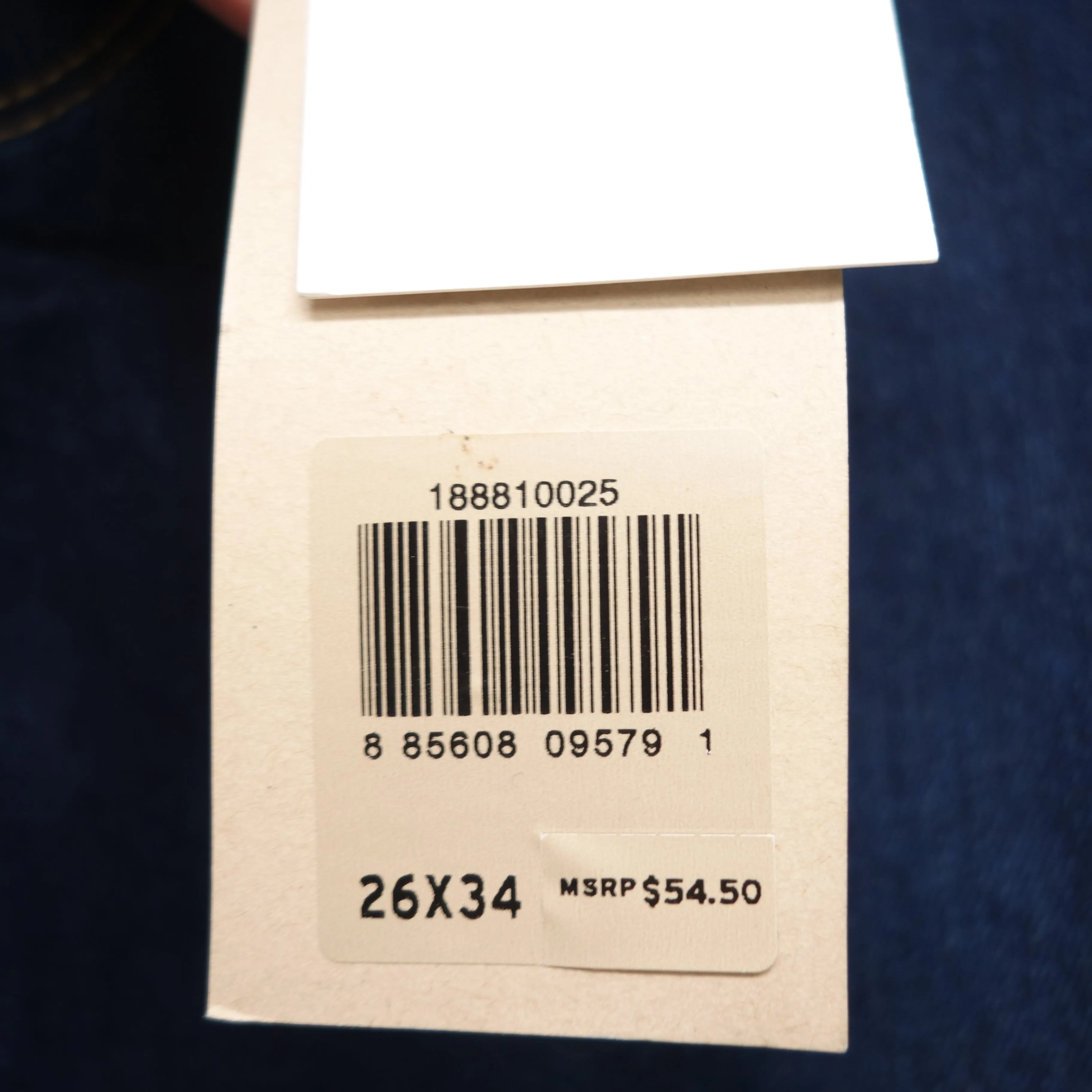 Levi's 710 0025 Super Skinny Dark Wash Denim Jeans Size 2L / 26 x 34