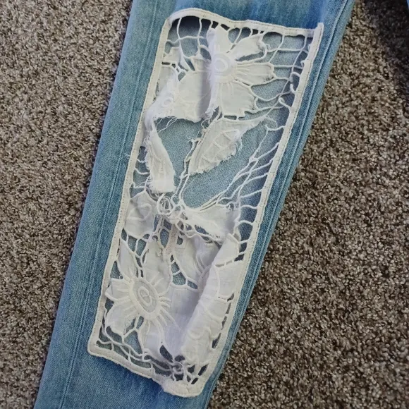 LF Carmar Marietta Lace High Rise Jeans