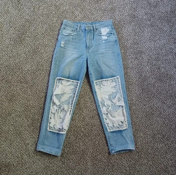 LF Carmar Marietta Lace High Rise Jeans