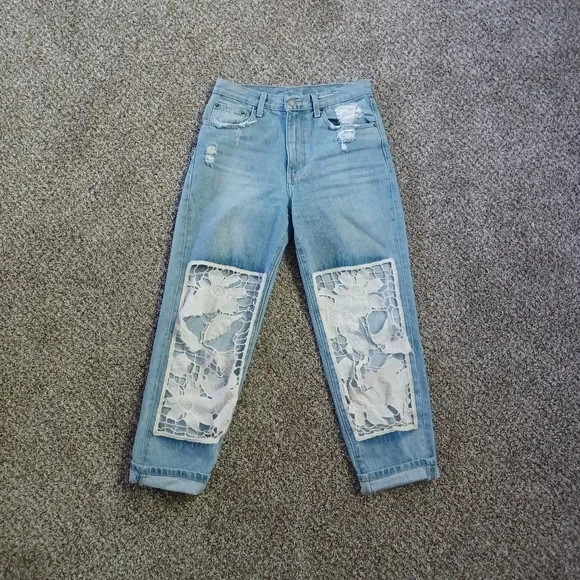 LF Carmar Marietta Lace High Rise Jeans