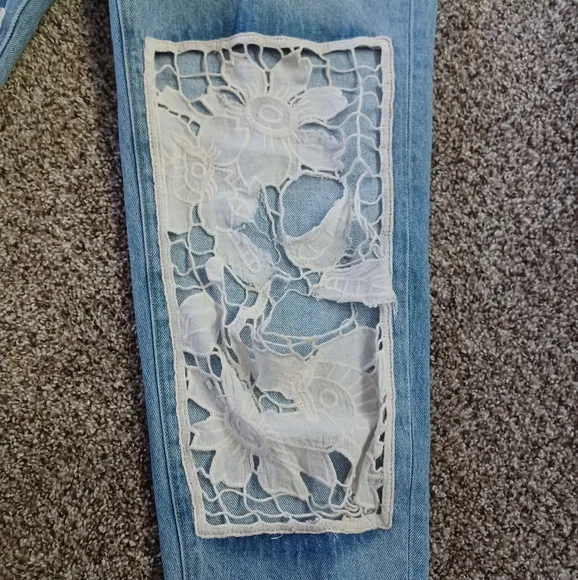 LF Carmar Marietta Lace High Rise Jeans