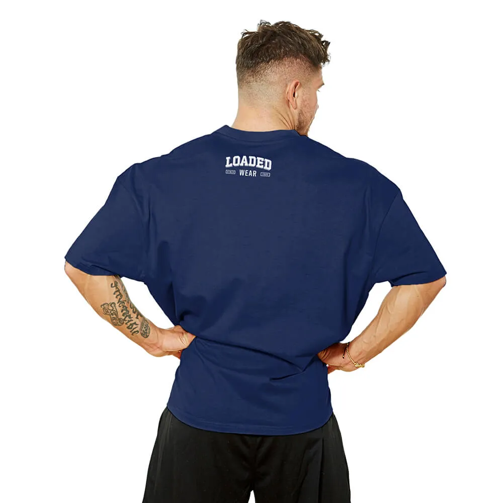 Loaded Favicon Oversize Tee - Navy