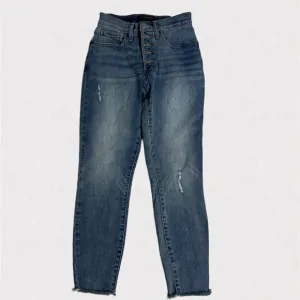 Lucky Brand Bridgette High Rise Raw AnkleCrop Skinny Jeans, Women’s Size 2/26