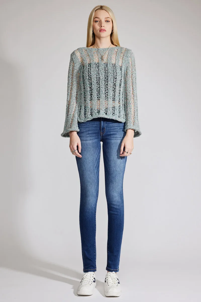 Luna Premier Mid Rise Super Skinny Jeans