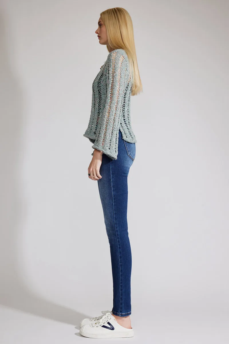 Luna Premier Mid Rise Super Skinny Jeans