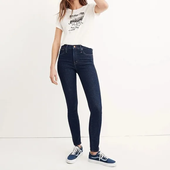 Madewell 10” High Rise Skinny Jeans Size 25 in Lucille Wash
