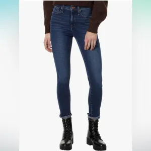 Madewell 10” High Rise Skinny Kingston Wash Denim Jeans