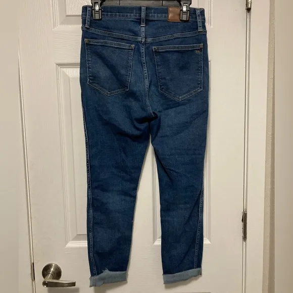 Madewell 10” High Rise Skinny Kingston Wash Denim Jeans