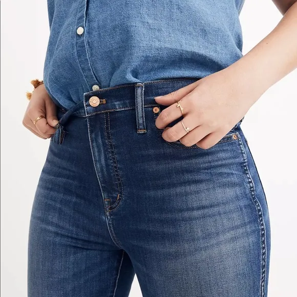 Madewell 10” High Rose Skinny Jeans in Danny Wash
