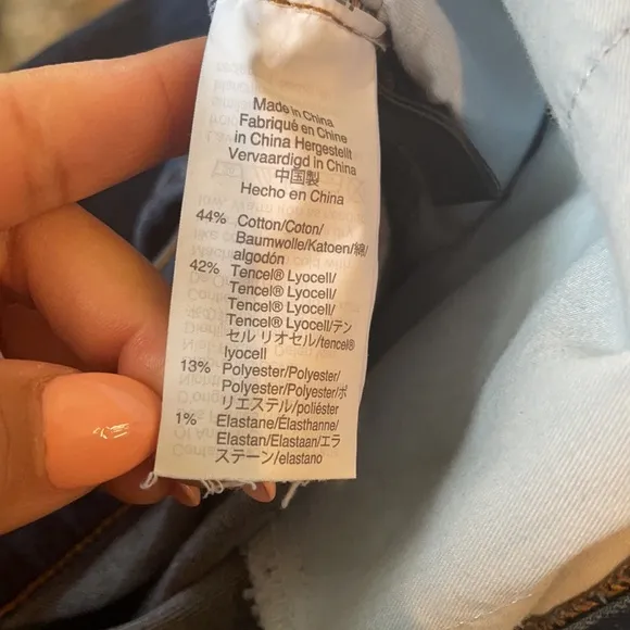 Madewell 10” High Rose Skinny Jeans in Danny Wash