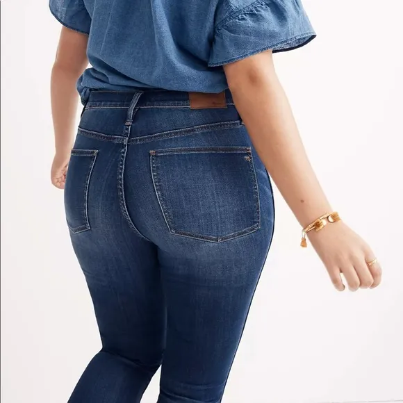 Madewell 10” High Rose Skinny Jeans in Danny Wash