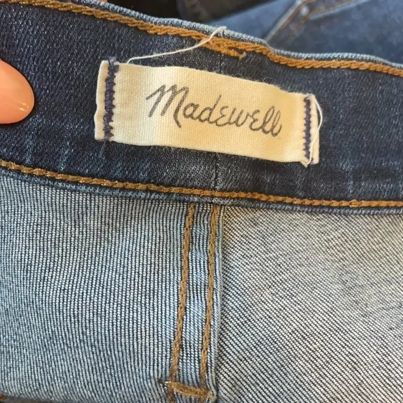 Madewell 10” High Rose Skinny Jeans in Danny Wash